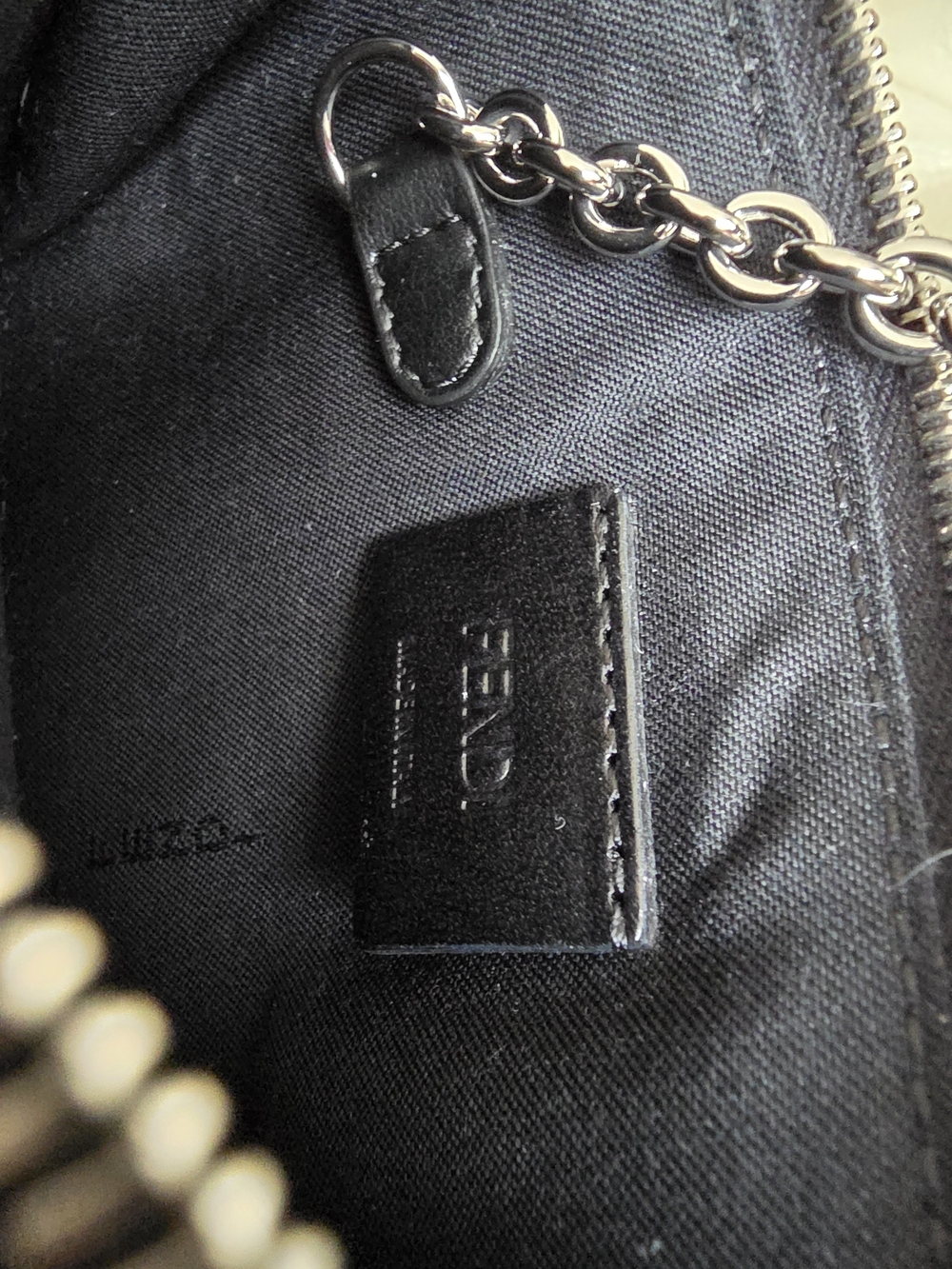 Fendi Vitello Liberty Studded Zip Pouch - Picture 3 of 5